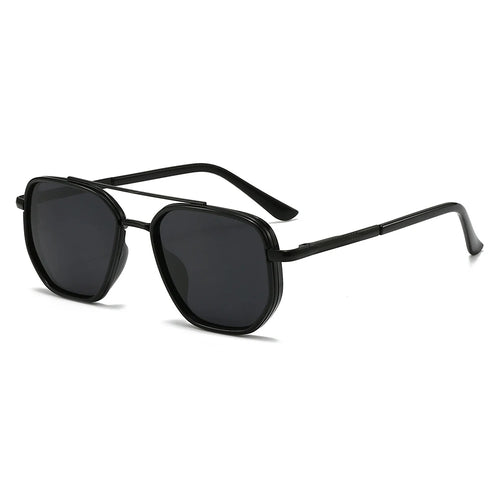 Polarized Geometric Double-Beam Sunglasses
